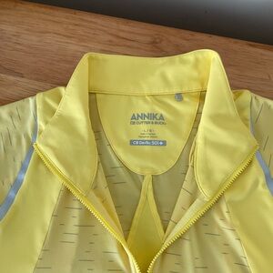 Annika Women's Yellow Top, Long Sleeve CB DryTec 50 upf